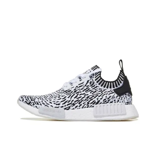 Adidas Originals NMD_R1 Slip-resistant Lightweight Abrasion-resistant Low Top Спортивная повседневная обувь Унисекс Белый Черный