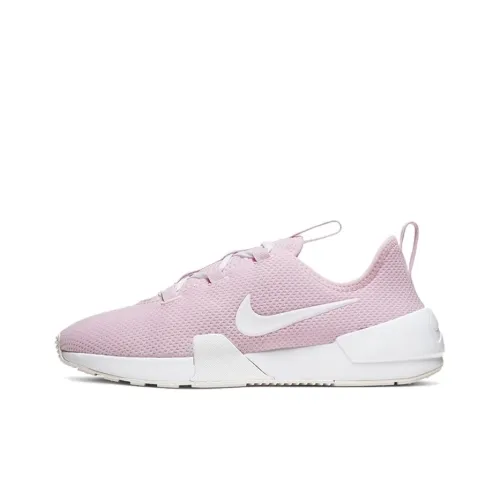 Nike Ashin Modern Шокаблоки Противоскользящие Низкие Топ Повседневная Обувь Женская Розовая Белая