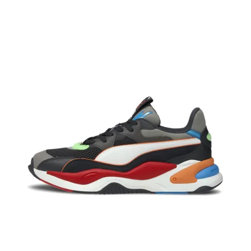 PUMA RS 2K Интернет Исследование Амортизация Устойчивый к износу Дышащий Низкий Топ Повседневная обувь Унисекс Черный