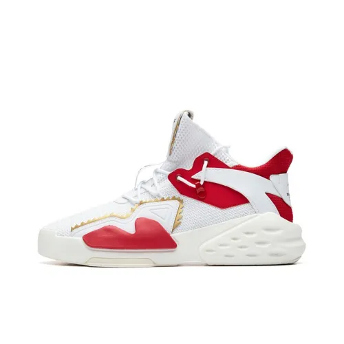 GUGONGWENCHUANG x ANTA Life Collection Высокий Топ Кэжуал Мужской Белая Лимитированная Серия