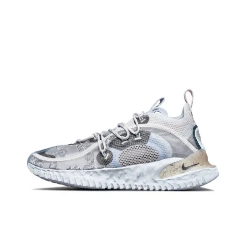 Nike ISPA Flow 'Pure Platinum Low Top Casual Unisex Rust Gray