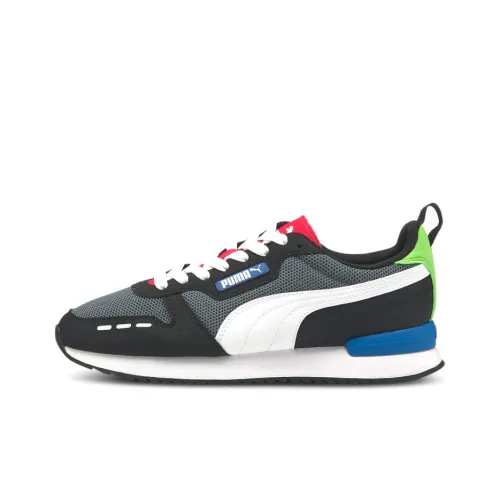 PUMA R78 Low Топ Casual Унисекс Черный Зеленый Красный