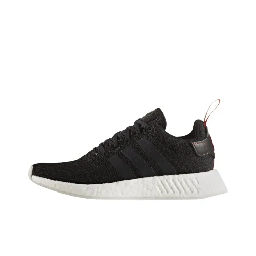 Adidas Originals NMD_R2 Черный Future Crop Амортизация Slip-On Resistant Balance Низкий Топ Casual Unisex Черный