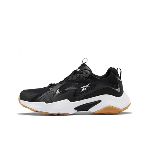 REEBOK Royal Turbo Impulse Амортизация Поддержка Низкий Топ Повседневная Обувь Унисекс Черный Белый