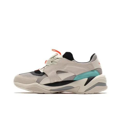 PUMA Thunder Disc Low Топ Casual Унисекс Бежевый Белый Черный