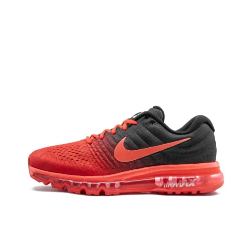 Nike Air Max 2017 Low Топ Casual Унисекс Черный Красный