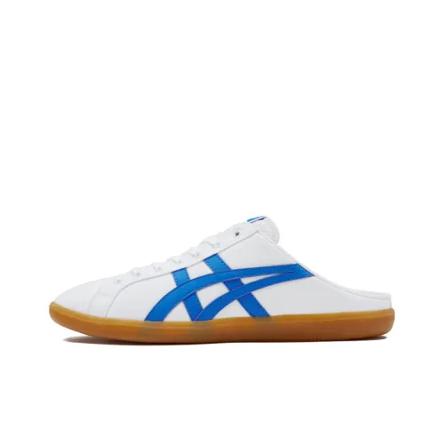 Onitsuka Tiger DD Trainer Sabot Амортизаторы для шока Низкая юбка Устойчивый Низкий топ Повседневный Унисекс Белый Синий