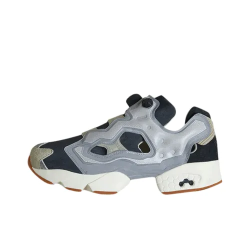 End x Reebok Instapump Fury Амортизация Износостойкий Низкий Топ Casual Унисекс Серый