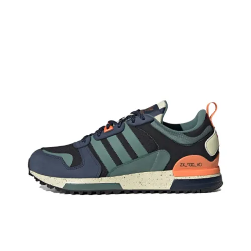 Adidas Originals ZX 700 HD Противоскользящий и Дышащий Низкий Топ Повседневная Обувь Унисекс Черный Синий