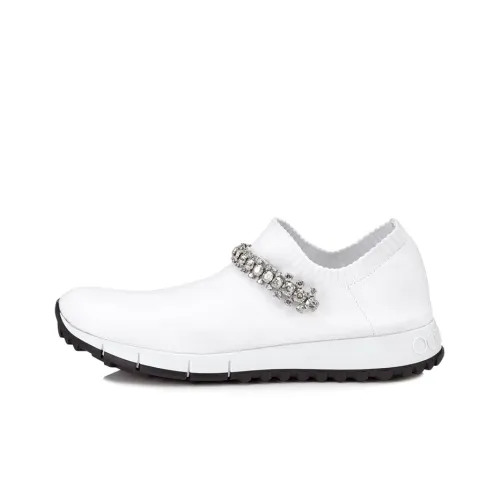 Jimmy Choo Verona Легкий Низкий Топ Повседневная Обувь Женская Белая