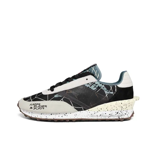 KAPPA EDM Коллаборация Амортизаторы Slip-resistant Abrasion-resistant Низкий топ Повседневная обувь Унисекс Черный