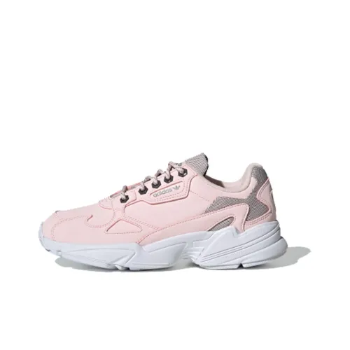 Adidas Originals Falcon Амортизация Устойчивая к истиранию Поддержка Низкий Топ Casual Женский Светло-розовый