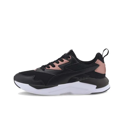 PUMA Амортизация Устойчивый к истиранию Легкий Низкий Топ Casual Женский Черный Розовый Белый