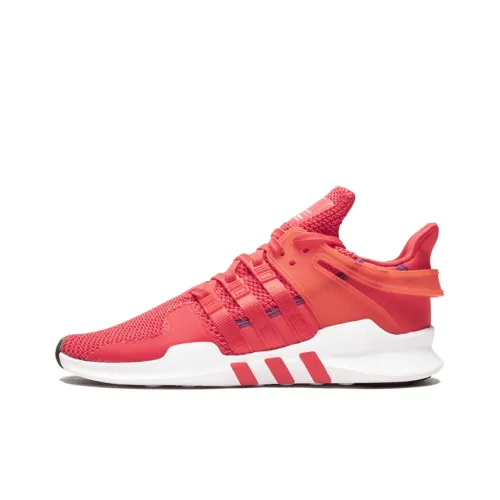 Adidas Originals EQT Support ADV Slip-resistant Lightweight Support Low Top Casual Shoes Unisex Red White Adidas Originals EQT Support ADV Противоскользящий Легкий Поддержка Низкий Верх Повседневная Обувь Унисекс Красный Белый