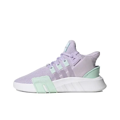 Adidas Originals Eqt Bask Adv Устойчивый к истиранию Дышащий MID Топ Повседневная обувь Женская Фиолетовая