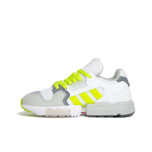 Adidas Originals Slip Resistant Abrasion Resistant Низкий Топ Повседневная Обувь Унисекс Белый Желтый