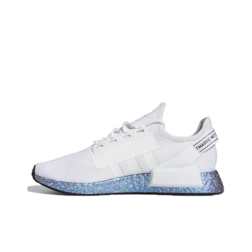 Adidas Originals NMD_R1 Устойчивый к истиранию Низкий Топ Повседневная обувь Унисекс Белый