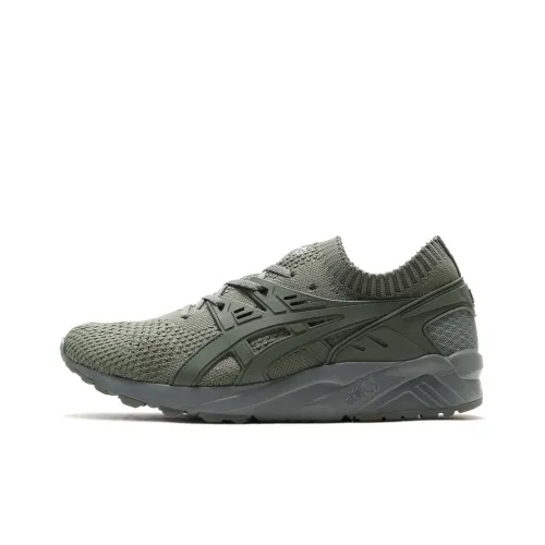 Asics Gel Kayano Trainer KNIT Устойчивый к истиранию Низкий Топ Повседневная обувь Мужская Зеленая