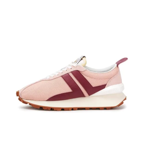 Lanvin Bumpr Low Топ Повседневная обувь Женская Красная Розовая