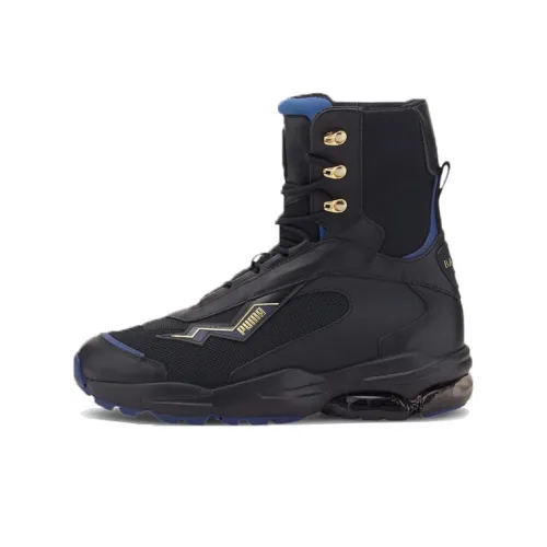 BALMAIN X PUMA CELL Series Коллаборация Высокий Топ Casual Унисекс Черный Синий