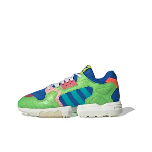 Parley x Adidas Originals ZX Torsion Амортизация Противоскользящий Легкий Низкий Топ Повседневная Обувь Унисекс Синий Зеленый