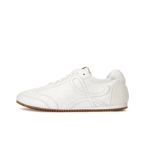 LOEWE Ballet Runner Low Топ Повседневная обувь Женская Хлопок Белый