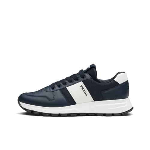PRADA PRAX 1 Low Топ Спортивная Повседневная Обувь Мужская Синие Белые