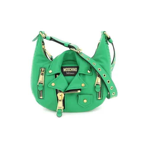 MOSCHINO Напп-Кожа Сумка через плечо Женская Зеленая