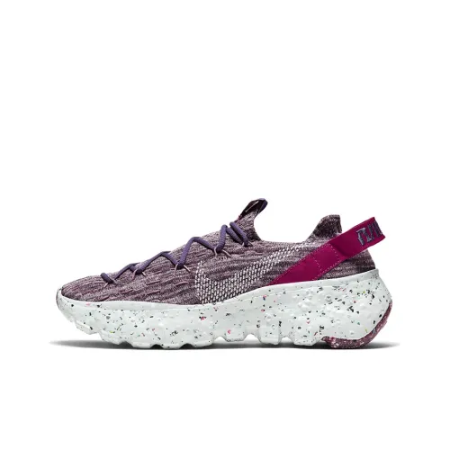 Nike Space Hippie Slip-resistant Abrasion-resistant Breathable Lightweight Low-Top Casual Women's Purple Pink