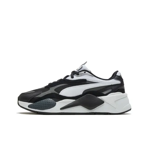 PUMA RS X RS X³ PUZZLE Низкий Топ Casual Унисекс Черный Белый