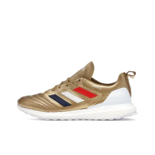 Adidas SPEEDFACTORY AM4 Нескользящий Легкий Низкий Топ Беговые кроссовки Унисекс Золотой