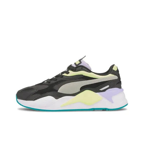 PUMA RS RS X3 Layers Low Топ Повседневная обувь Женская Белая Черная Желтая