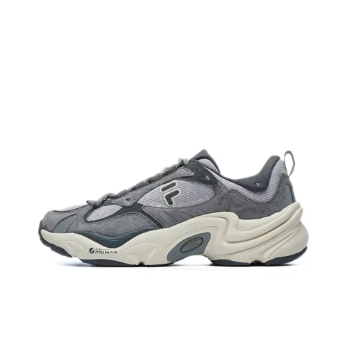 FILA FUSION HERITAGE RUNNING Sports Life Collection Низкий Топ Casual Мужской Серый