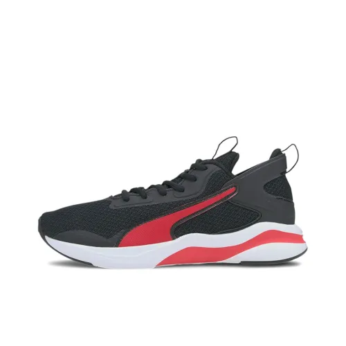 PUMA Softride Rift Амортизация Устойчивость к истиранию Легкий Низкий Топ Повседневная обувь Мужская Черный Белый Красный