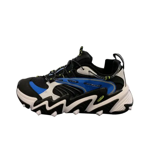 Лайнер Cat Paw Shock Absorbers Противоскользящий Низкий Топ Спортивная Повседневная Обувь Мужская Черный Синий