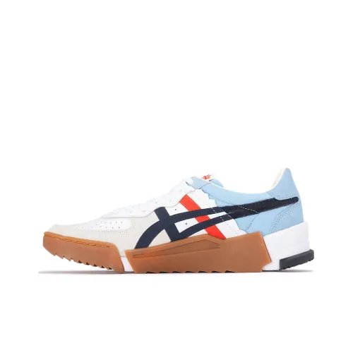 Onitsuka Tiger D Trainer GC Устойчивый к истиранию противоскользящий с низкой поддержкой низкий топ унисекс белый синий красный