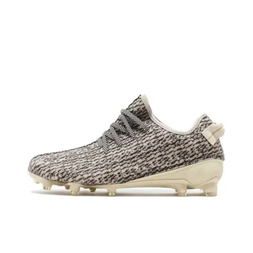 Adidas Originals Yeezy Boost 350 Cleat Turtledove Противоскользящий и Дышащий Низкий Топ Повседневная Обувь Унисекс Черный Белый