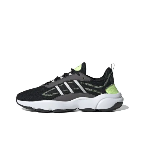 Adidas Originals Haiwee Shock Absorbers Slip-resistant Low Top Casual Unisex Black Gray Green Adidas Originals Haiwee Shock Absorbers Низкий топ противоскользящий унисекс черный серый зеленый
