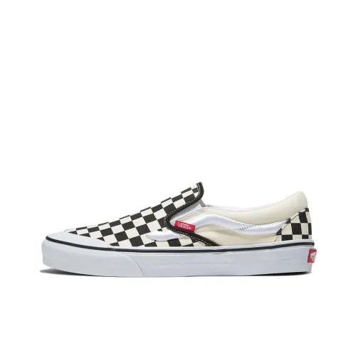VANS Slip-on Low Top Скейтборд Кроссовки Unisex Бежевый Черный