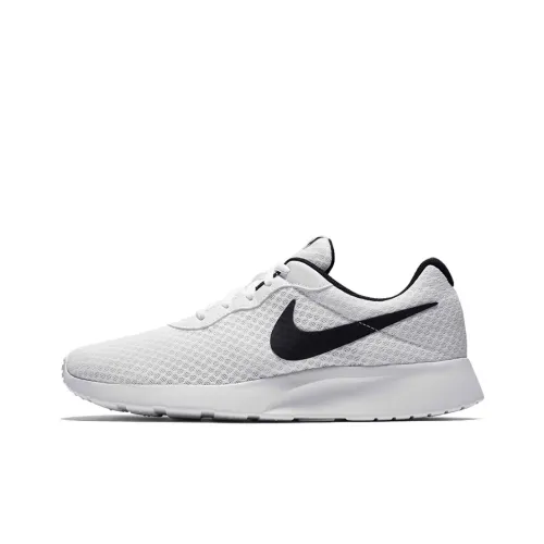 Nike Tanjun Slip-resistant Abrasion-resistant Balance Lightweight Low Top Casual Men's White Black Найк Танджун противоскользящий устойчивый к истиранию баланс легкий низкий верх повседневный мужской белый черный