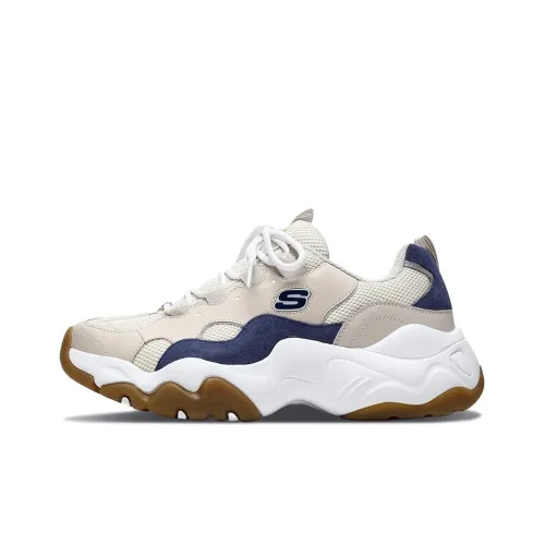 Skechers D'LITES 3,0 Высота Увеличивающая Низкий Топ Повседневная Обувь Мужская Коричневый