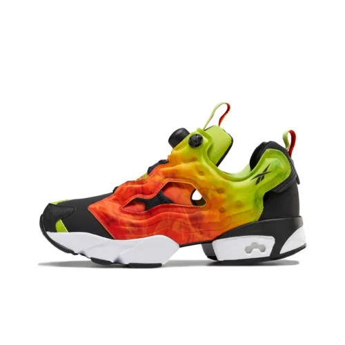 Reebok совместный бренд Instapump Fury OG Low Топ Спортивная повседневная обувь Унисекс Черный Оранжевый