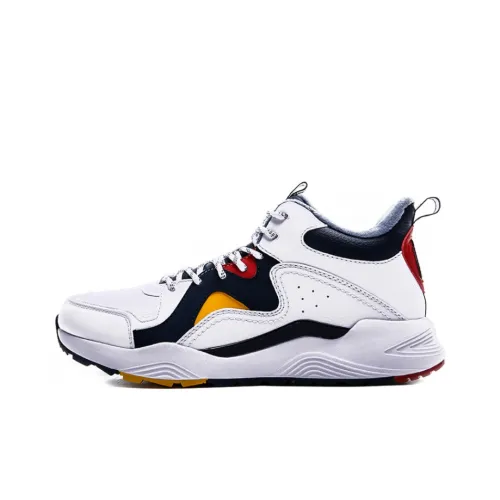 XTEP Slip-resistant Abrasion-resistant MID Top Casual Men's XTEP Противоскользящий Устойчивый к истиранию MID Топ Повседневный Мужской