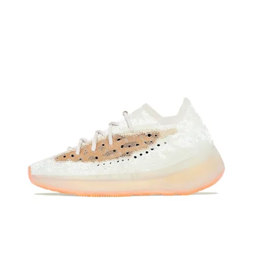 Adidas Originals Yeezy Boost 380 Гипсофила Yecoraite Reflective Низкий Топ Спортивная Повседневная Обувь Унисекс Персиково-Розовый