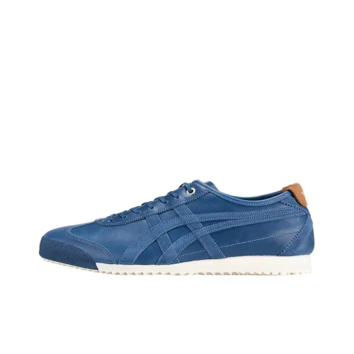 Onitsuka Tiger MEXICO 66 SD Амортизаторы Slip-resistant Низкий топ Повседневная обувь Унисекс Полночный синий
