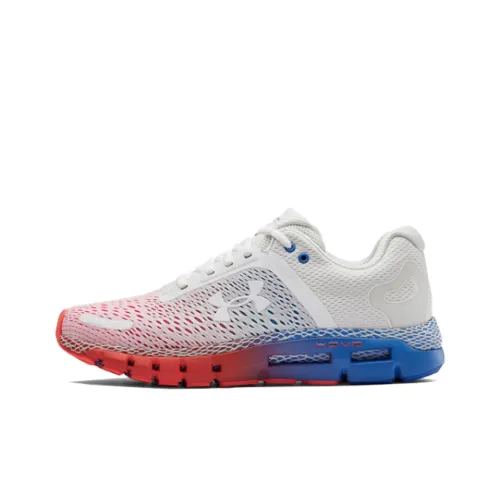 Under Armour Hovr Infinite 2 Амортизация Низкий Топ Повседневная Обувь Мужская Белый Синий Красный