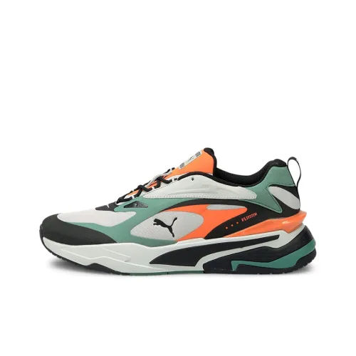 PUMA RS Fast Low Топ Повседневная обувь Мужская Серый Оранжевый и Зеленый