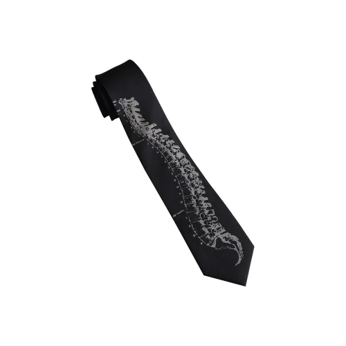 FREE RABBITⅡ Галстуки Черный Унисекс