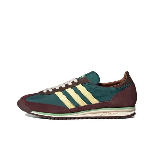 Adidas Originals WALES BONNER Sl72 Устойчивый к истиранию Низкий Топ Casual Мужской Зеленый