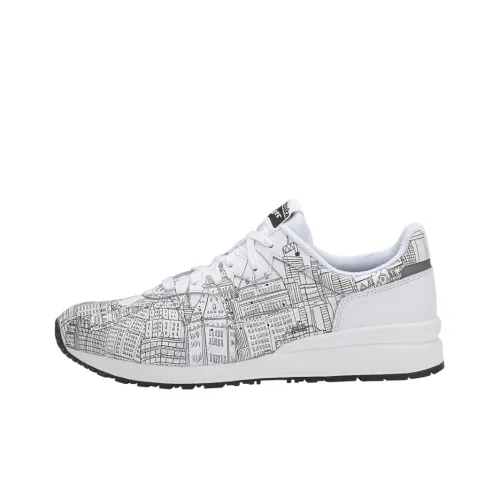 Onitsuka Tiger Ally Shock Absorbers Slip-resistant Abrasion-resistant Low Top Casual Unisex White -> Onitsuka Tiger Ally Shock Absorbers Противоскользящий устойчивый к истиранию низкий топ повседневный унисекс белый
